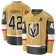 Men's Braeden Bowman ＃42 Premier Gold Vegas Golden Knights Breakaway Alternate 2026 Stanley Cup Final Jersey