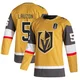 Men's Jeremy Lauzon ＃5 Authentic Gold Vegas Golden Knights Alternate 2026 Stanley Cup Final Jersey