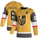 Men's Kaedan Korczak ＃6 Authentic Gold Vegas Golden Knights Alternate 2026 Stanley Cup Final Jersey