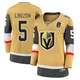 Women's Jeremy Lauzon ＃5 Premier Gold Vegas Golden Knights Breakaway Alternate 2026 Stanley Cup Final Jersey