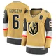 Women's Kaedan Korczak ＃6 Premier Gold Vegas Golden Knights Breakaway Alternate 2026 Stanley Cup Final Jersey