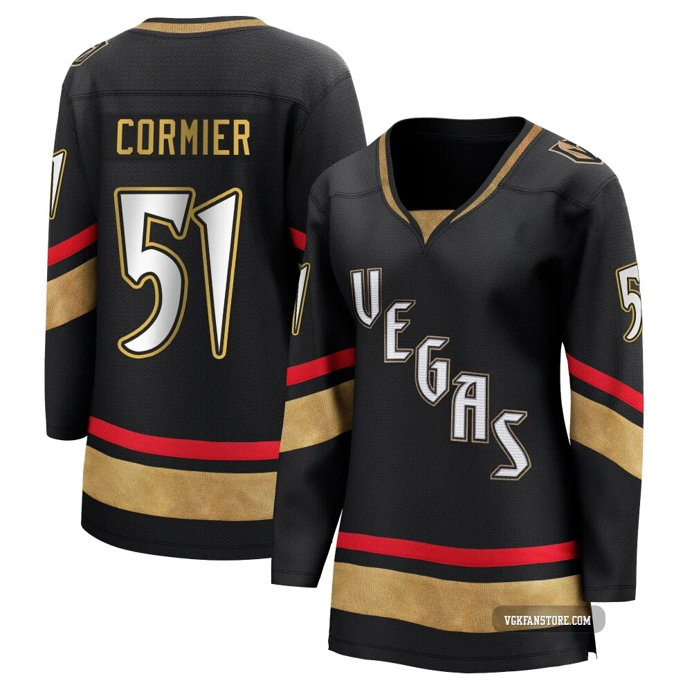 Women's Lukas Cormier ＃51 Black Vegas Golden Knights Breakaway Special Edition 2.0 2026 Stanley Cup Final Jersey