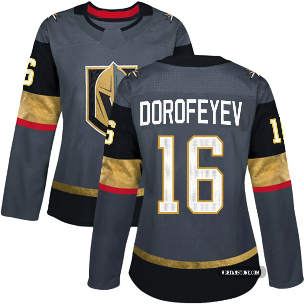 Women's Pavel Dorofeyev ＃16 Authentic Gray Vegas Golden Knights Home Jersey