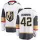 Youth Braeden Bowman ＃42 White Vegas Golden Knights Breakaway Away 2026 Stanley Cup Final Jersey