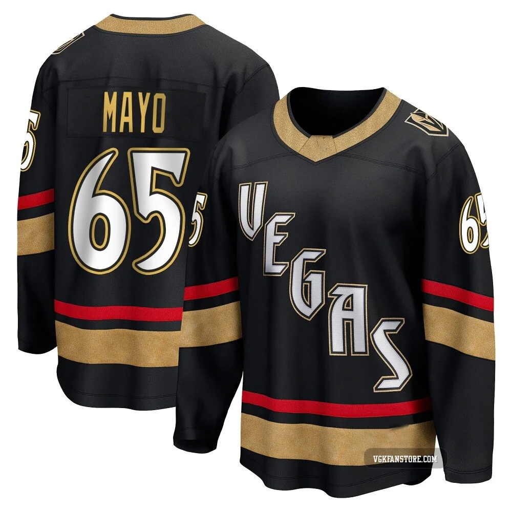 Youth Dysin Mayo ＃65 Black Vegas Golden Knights Breakaway Special Edition 2.0 Jersey