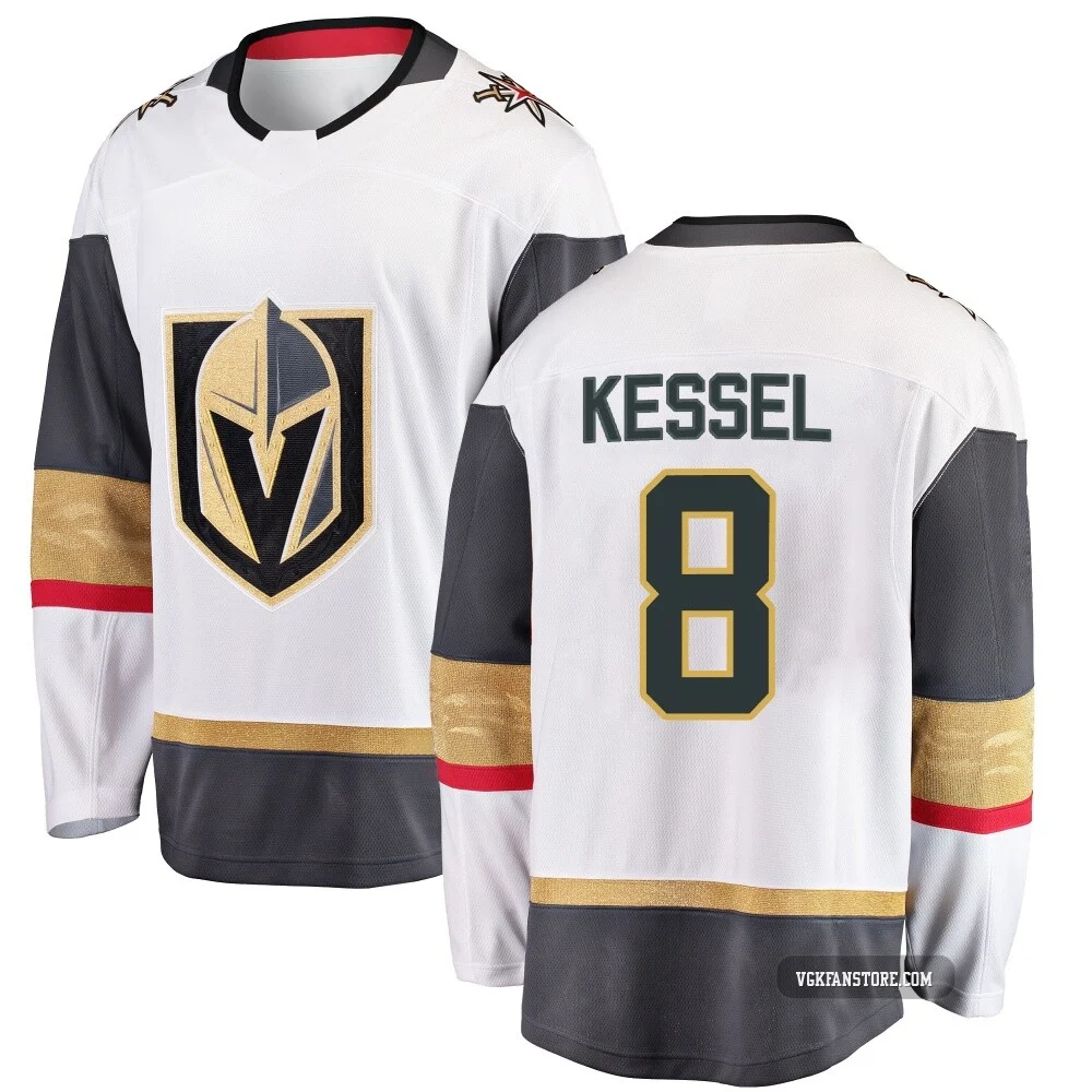 Youth Phil Kessel ＃8 White Vegas Golden Knights Breakaway Away 2026 Stanley Cup Final Jersey